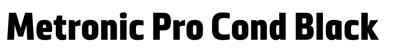 Metronic Pro Cond Black